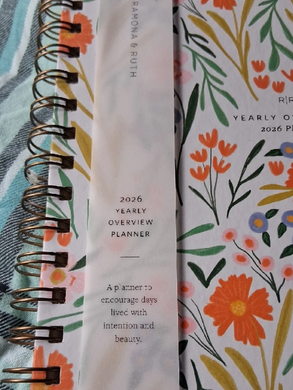 NWT! 2026 Ramona & Ruth Weekly Overview Planner & Calenders